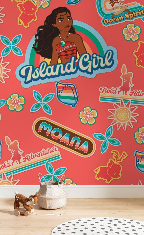 Vlies Fototapete - Moana Island Girl - Größe 200 x 280 cm