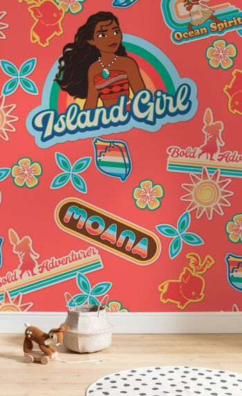 Papier peint photo intissé - Moana Island Girl - format 200 x 280 cm 1
