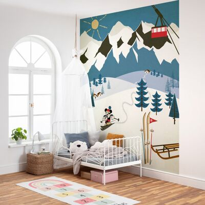 Non-woven photo wallpaper - Mickey Alpine - size 200 x 250 cm
