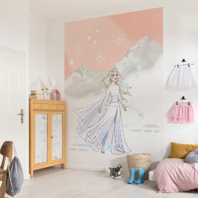 Vlies Fototapete - Frozen Winter Magic - Größe 200 x 280 cm