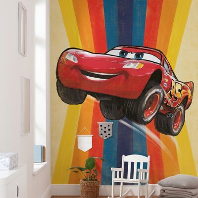 Vlies Fototapete - Cars Jump - Größe 200 x 280 cm