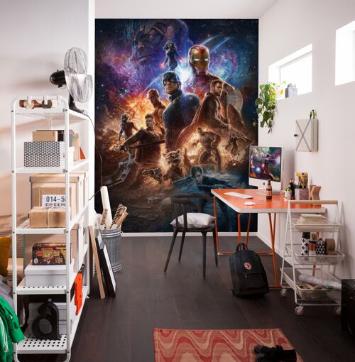 Vlies Fototapete - Avengers Battle of Worlds - Größe 200 x 280 cm