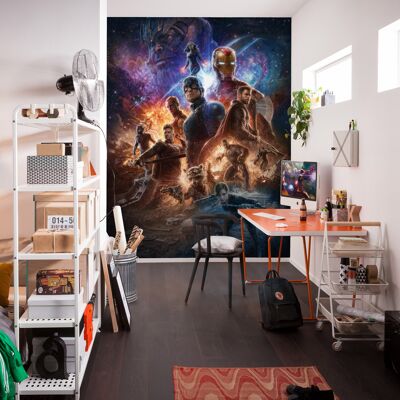 Vlies Fototapete - Avengers Battle of Worlds - Größe 200 x 280 cm