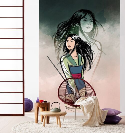 Vlies Fototapete - Brave Mulan - Größe 200 x 280 cm