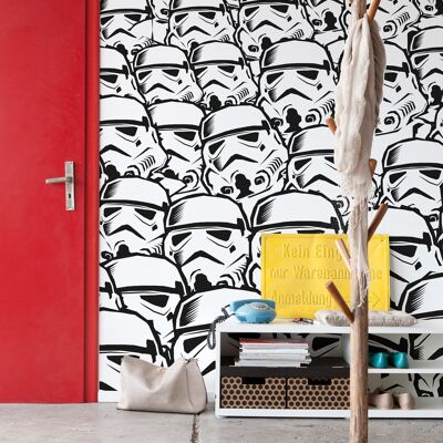 Papel pintado fotográfico no tejido - Star Wars Stormtrooper Swarm - tamaño 250 x 280 cm