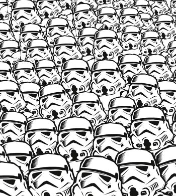 Papier peint photo intissé - Star Wars Stormtrooper Swarm - format 250 x 280 cm 2