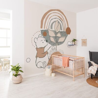 Papel pintado fotográfico no tejido - Winnie the Pooh Grow - tamaño 300 x 280 cm