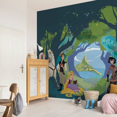 Non-woven photo wallpaper - Tangled - size 350 x 280 cm