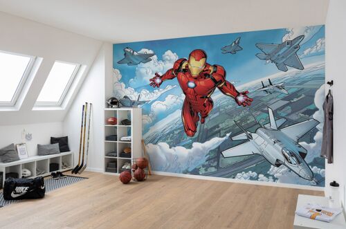 Vlies Fototapete - Iron Man Flight - Größe 400 x 280 cm