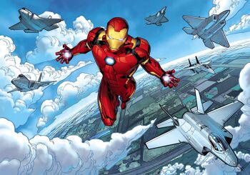 Papier peint photo intissé - Iron Man Flight - format 400 x 280 cm 2