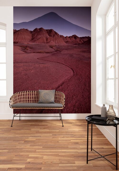 Vlies Fototapete - Red Mountain Desert - Größe 200 x 280 cm
