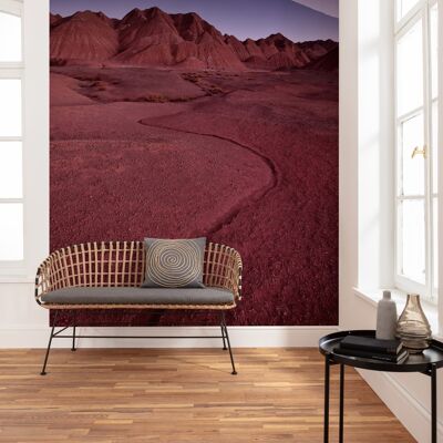 Vlies Fototapete - Red Mountain Desert - Größe 200 x 280 cm