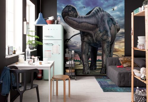 Vlies Fototapete - Argentinosaurus - Größe 250 x 280 cm