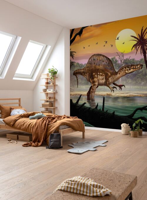 Vlies Fototapete - Spinosaurus - Größe 250 x 280 cm