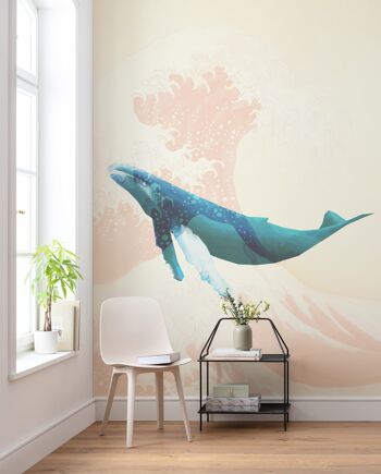 Papier peint photo intissé - Whale Voyage - format 200 x 280 cm 1