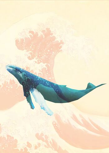 Papier peint photo intissé - Whale Voyage - format 200 x 280 cm 2