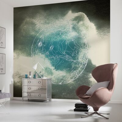 Vlies Fototapete - Surreal Planet - Größe 300 x 280 cm