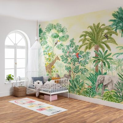 Papel pintado fotográfico no tejido - Jungle Adventure - tamaño 350 x 280 cm