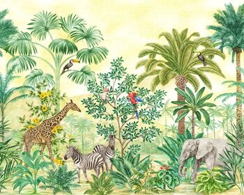 Papier peint photo intissé - Jungle Adventure - format 350 x 280 cm 2