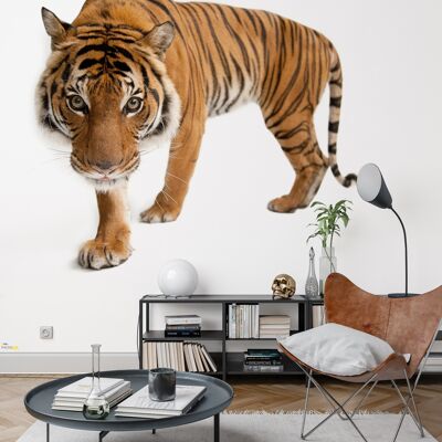 Papier peint photo intissé - tigre - format 300 x 280 cm