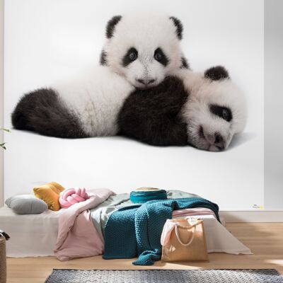 Non-woven photo wallpaper - Giant Panda - size 300 x 280 cm