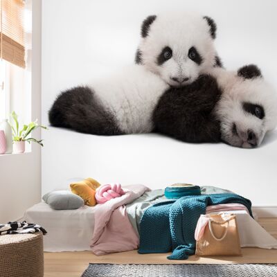 Vlies Fototapete - Giant Panda - Größe 300 x 280 cm