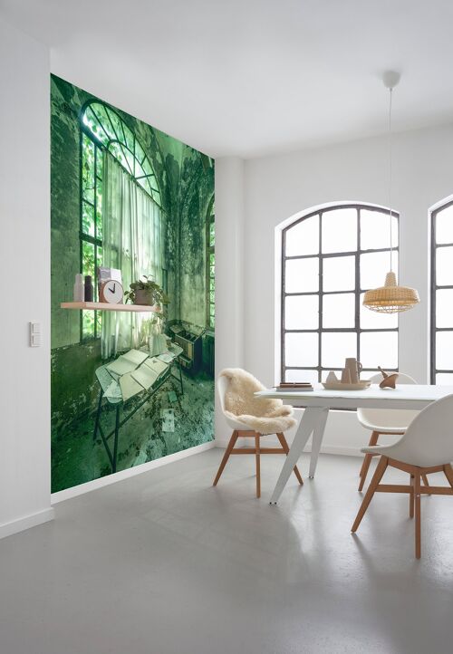 Vlies Fototapete - Stanza Verde - Größe 200 x 280 cm