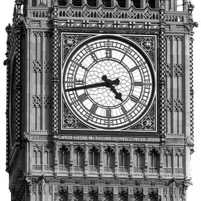 Vlies Fototapete - Big Ben - Größe 50 x 250 cm