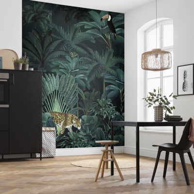 Non-woven photo wallpaper - Jungle Night - size 200 x 250 cm