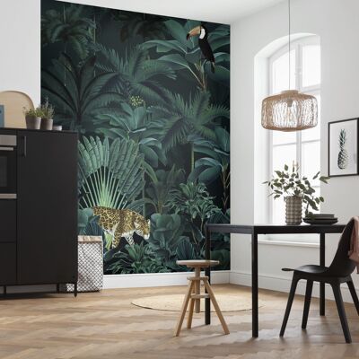 Vlies Fototapete - Jungle Night  - Größe 200 x 250 cm
