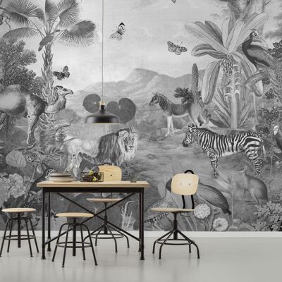 Non-woven photo wallpaper - flora and fauna - size 350 x 250 cm