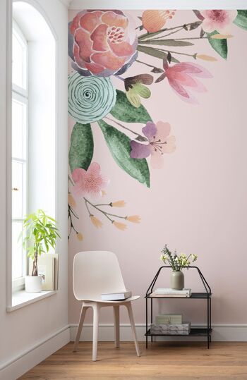 Papier peint photo intissé - Fleur Bisou - format 200 x 250 cm 1