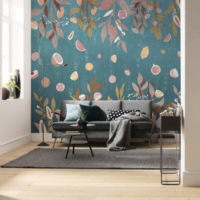 Non-woven photo wallpaper - Rêve de Fruits - size 350 x 250 cm