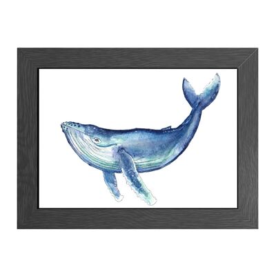 A4 poster whale in frame - joyin