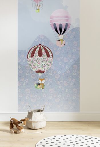 Papier peint photo intissé - Happy Balloon Panel - format 100 x 250 cm