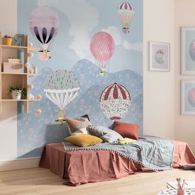 Papel pintado fotográfico no tejido - Happy Balloon - tamaño 200 x 250 cm