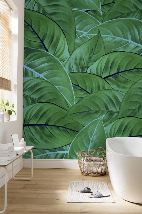 Vlies Fototapete - Jungle Leaves - Größe 200 x 250 cm