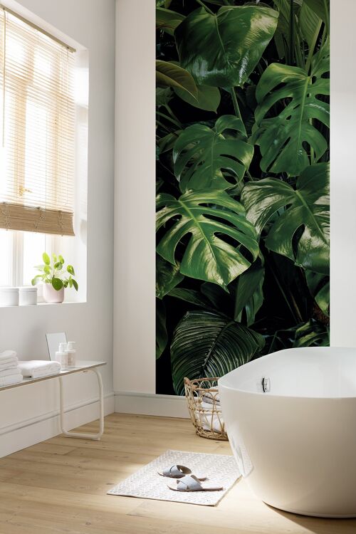Vlies Fototapete - Tropical Wall Panel - Größe 100 x 250 cm