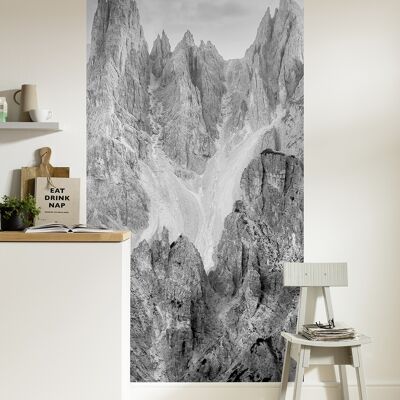 Vlies Fototapete - Peaks Panel - Größe 100 x 250 cm