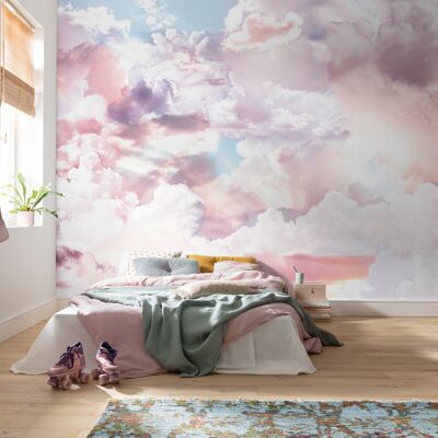 Non-woven photo wallpaper - clouds - size 300 x 250 cm
