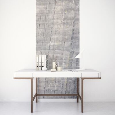 Non-Woven Photo Wallpaper - Concrete Panel - Size 100 x 250 cm