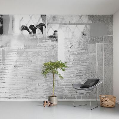 Non-woven photo wallpaper - Rhombus Hiding - size 500 x 280 cm