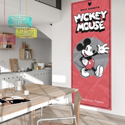 Vlies Fototapete - Mickey - American Classic - Größe 100 x 250 cm