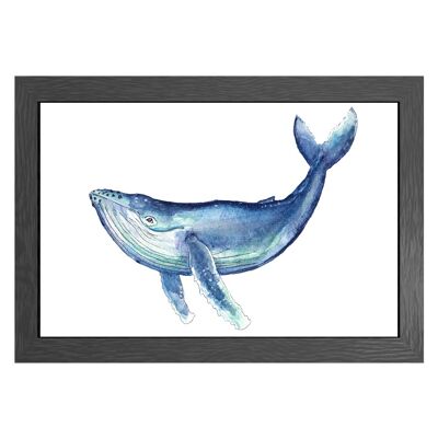 A3 poster whale in frame - joyin