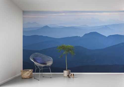 Vlies Fototapete - Blue Mountain - Größe 400 x 250 cm