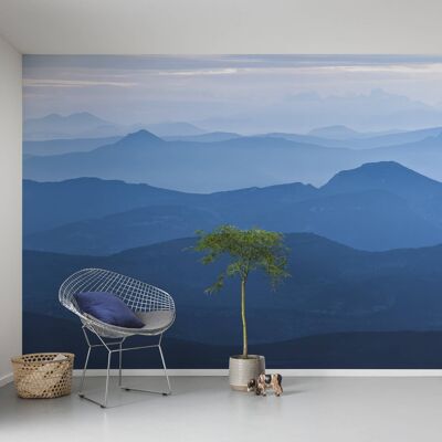 Vlies Fototapete - Blue Mountain - Größe 400 x 250 cm