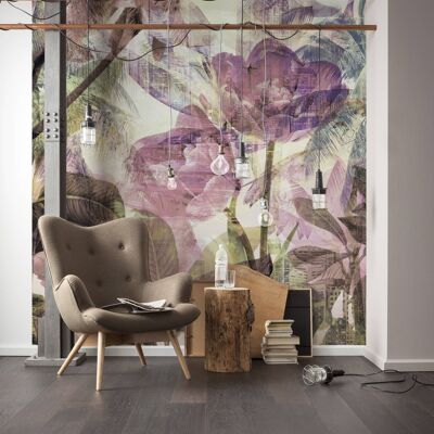 Non-Woven Photo Wallpaper - Metropical Faded - Size 200 x 250 cm