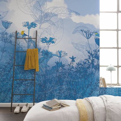 Non-woven photo wallpaper - Blue Sky - size 400 x 250 cm