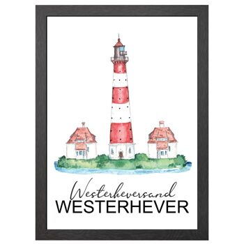 Affiche A2 WESTERHEVERSAND PHARE DANS CADRE - JOYIN