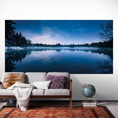 Non-woven photo wallpaper - Glistening Stars - size 200 x 100 cm